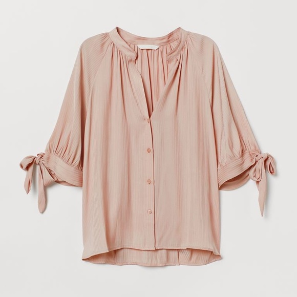 H&M Blouse with Tie Sleeves - Picture 8 of 8